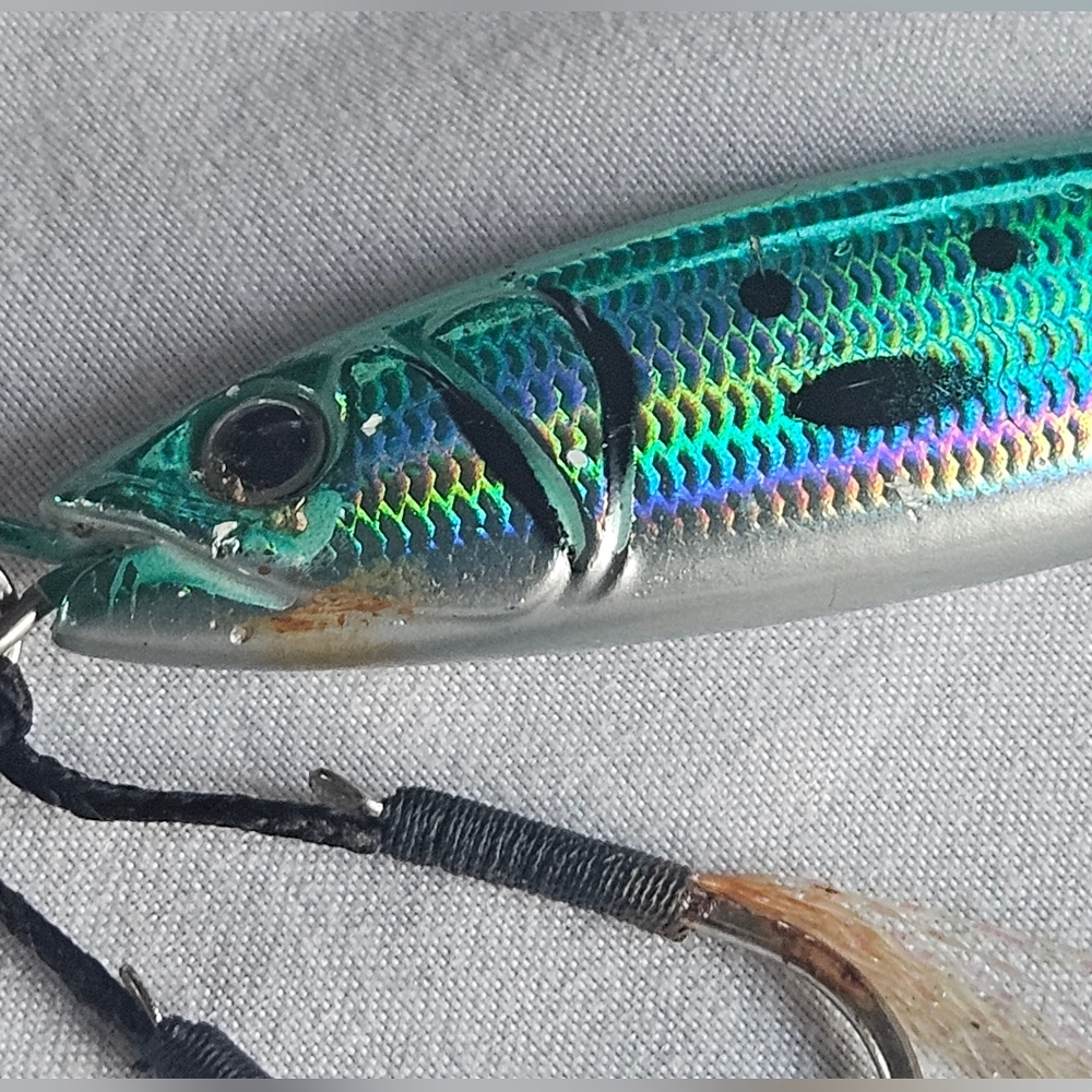 Goture Vertical Jig Blue 80g Fishing Lure Bait Tackle